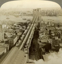 Pont de Brooklyn, New York, USA
