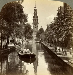 Canal, Amsterdam, Pays-Bas