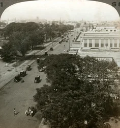 Chowringhee Road, Calcutta, Inde, c1900s