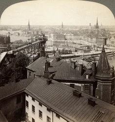 Paysage urbain, Stockholm, Suède