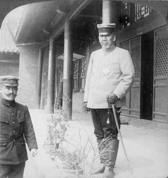Maréchal de camp Marquis Oyama Iwao, soldat japonais, Mukden, Mandchourie, 1906