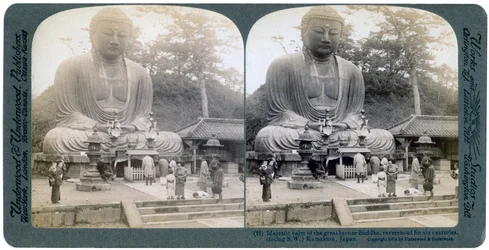 Grand Bouddha en bronze, Kamakura, Japon, 1904