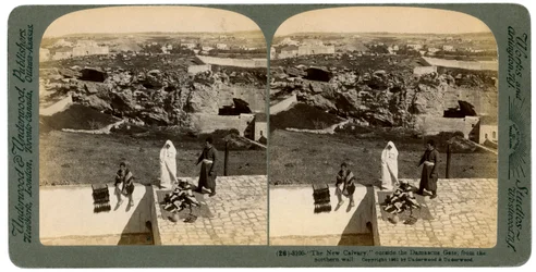 Jérusalem vue de la porte de Damas, Palestine, 1901