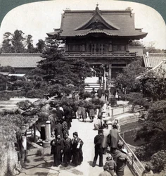 Porte principale du temple Kameido, Tokyo, Japon