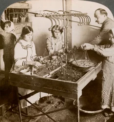 Fabrication de la soie, Syrie