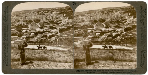 Nazareth, vue du nord-est, Palestine, 1900
