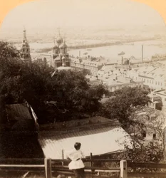 Nijni Novgorod, Russie, le marché estival de toutes les nations, 1898.
