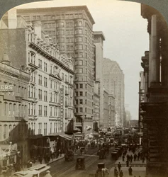 Gratte-ciel, Randolph Street, Chicago, Illinois, USA, fin du 19ème siècle