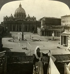 Place Saint-Pierre et Basilique et le Vatican, Rome, Italie