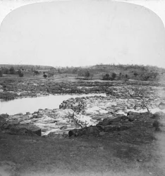 Rivière Tugela, Natal, Afrique du Sud, Guerre des Boers, 1901