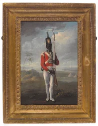 Un soldat du 8e Régiment des Antilles