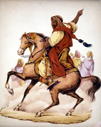 Abd El Kader (Abd El-Kader) (1807 - 1883), émir arabe d
