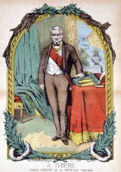 Adolphe Thiers (1797-1877), homme politique, journaliste et historien français.