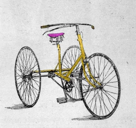Modèle avancé de tricycle.