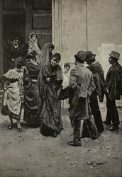 Après la messe, peinture d