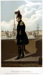 Alexandre 1er à Saint-Pétersbourg - dans "L