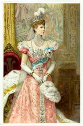 Alexandra, princesse de Galles, vers 1900