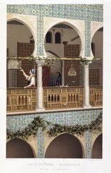 Architecture mauresque algérienne - dans « Algérie : histoire, conquête et colonisation », par Firmin Didot
