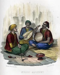 Musiciens algériens. dans « L
