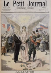 Alliance (entre la France et la Russie) - Couv. « Le Petit Journal » du 12 sept.