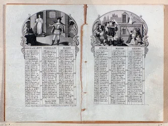Calendrier almanach de l