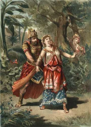 Amestris, épouse de Xerxès, roi des Perses, est enlevée par un serviteur d