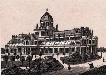Amsterdam, Hollande : vue du Palais du Peuple