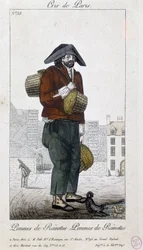 Marchand de pommes - dans «Cris de Paris», début 19e siècle