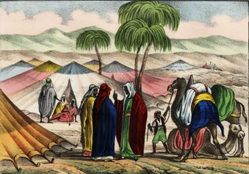 Caravane arabe en Algérie