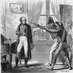 Assassinat du maréchal Guillaume Brune à Avignon (Vaucluse), le 2 août