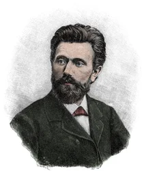August Bebel (1840-1913), homme politique et écrivain marxiste allemand - Portrait d