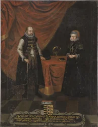 Auguste I, électeur de Saxe et princesse Anne du Danemark