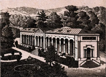 Baden-Baden, Allemagne : vue de la Colonnade. dans « Le Monde Illustré 168 vues» Non daté (fin du XIXe siècle)