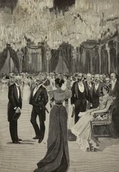 Bal dans la salle des cariatides, Palazzo Reale, 12 mai