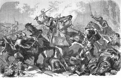 Bataille de Pavie (Italie), 24 février