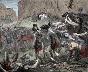 Bataille des Fourches Caudines - 321 av. J.-C. entre les Romains et les Samnites pendant la Deuxième Guerre Samnite