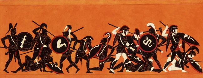 Bataille des Grecs et des Troyens (guerre de Troie), 1808-1810