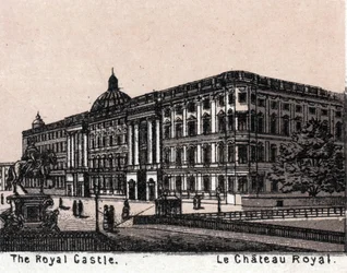 Berlin, Allemagne : vue du château royal
