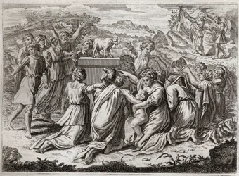 Bible de Royaumont, Ancien Testament : Adoration du Veau d