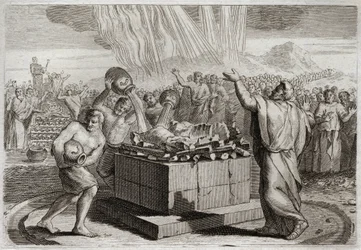 Bible de Royaumont, Ancien Testament : Sacrifice d
