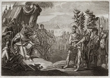 Bible de Royaumont, Ancien Testament : Les douze espions. Illustration de 1811.