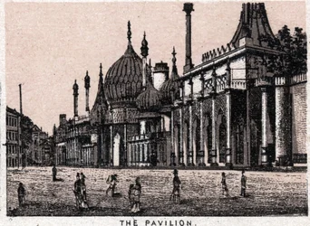 Brighton, Angleterre : vue du pavillon