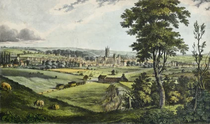 Canterbury depuis le chemin de fer