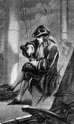 Capitaine Gabriel de Clieu (Declieux, Desclieux) (1687/1678- ca. 1774), chargé par le roi Louis XIV en 1725 de ramener en Martinique un plant de café, partage avec lui sa ration d