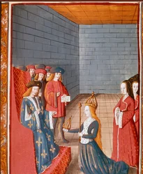 Dynastie carolingienne: «Le roi carolingien Charles II, dit le Chauve (823-877), prend la tête de l