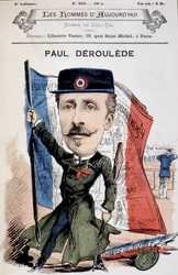 Caricature de Paul Déleède (1846-1914), écrivain et homme politique français. Dans « Les hommes d