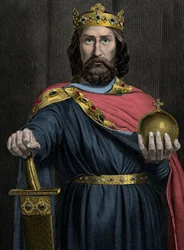 Charlemagne (Charles Ier dit le Grand, Carolus Magnus, 742-814), Roi des Francs