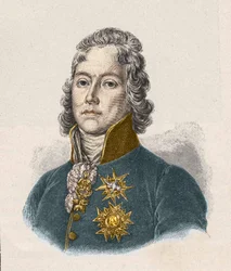 Charles Maurice de Talleyrand Périgord (1754-1838), homme politique français, gravure du 19ème siècle.