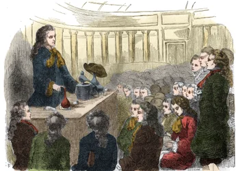 Cours de chimie par Guillaume-François Rouelle (1703-1770), chimiste français, à l