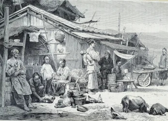 Village de pêcheurs chinois en Californie